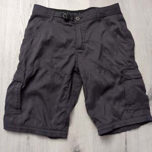 Prana Stretch Zion Shorts Mens 32 Cargo Hiking Outdoor Belted